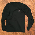 Load image into Gallery viewer, The &#39;Green Fuzz&#39; Long Sleeve T Shirt by No Wave NC is new for Winter and Early Spring 2020.  This longsleeve is made of heavy duty cotton built to be used.  It&#39;s meanwhile softer than a baby&#39;s bottom and fits slightly larger than standard upon purchase.  After washing and drying it fits true to size.  This new locally made winter tee features a tear away tag for your wearing pleasure! Designed in Wrightsville Beach, NC
