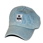 Load image into Gallery viewer, The &#39;THURSTON&#39; Dad Hat from No Wave NC is a classic that don&#39;t go my bad my friends.  New for the Summer 20&#39; Collection is a limited edition denim version of our most popular cap!  The Thurston is a simple yet timeless design with a great fit and super tough denim fabric.  Next time you hit the beach or the local DIY skate spot, forget worrying about a chapped face and look good doing it in your new No Wave NC dad hat!
